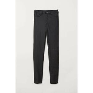 &Denim H&M High Waisted Skinny Leg Jegging Black Stretch Jeans Size 28 32 Inseam